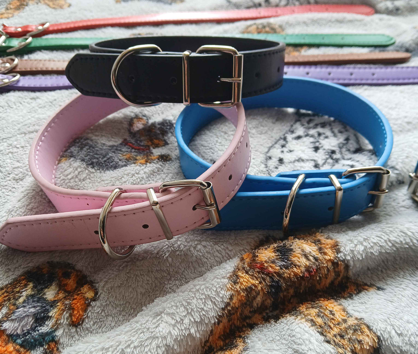 Personalised Vegan Leather Collar - SMALL